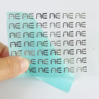 Autocollants de transfert de logo en nickel électroformé ultra-minces, étiquettes métalliques autocollantes pour appareils électroménagers