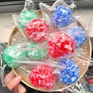 Pelota Antiestrés de TPR con Forma de Manzana Rosa Maltosa, Juguete para Aliviar el Estrés y la Fatiga, Regalo para Niños y Adultos, Venta al Por Mayor - Product Image 6