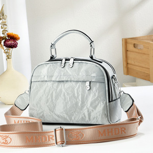 An Ru Shi Small Square <b>Crossbody</b> <b>Bag</b> Khaki Middle Size Multi Layer Shoulder <b>Bag</b> Everyday Outfits - Product Image 4