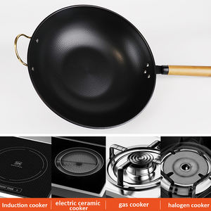 <span class=keywords><strong>Wok</strong></span>-cocina de inducción multitamaño para el hogar, plancha de acero al carbono antiadherente para cocinar - Product Image 5