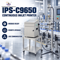Codeur à jet d'encre CIJ IPS-C9650 5 lignes avec écran tactile de 10,1 pouces pour l'emballage industriel