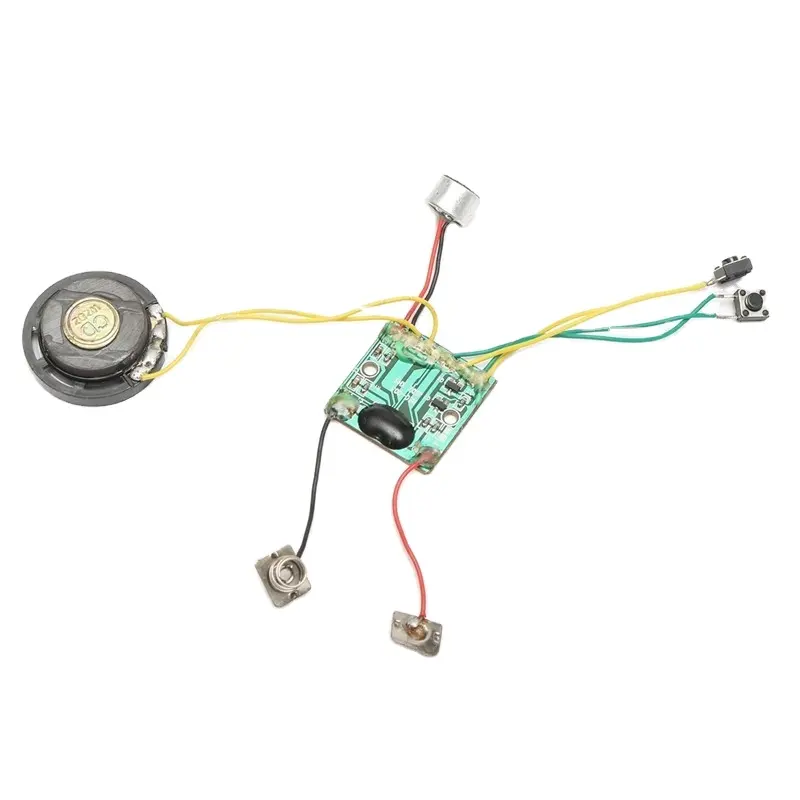 Lonten Max 10 Detik Dapat Direkam Suara Modul Modul Suara untuk Mainan CN;GUA 3-6 V, Mikrofon