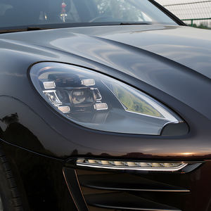 2021 stil LED oto farlar için Porsche Macan 2014-2018 projektör Lens aracı ön araba lambaları montaj yükseltme yeni 6000k araba - Product Image 3