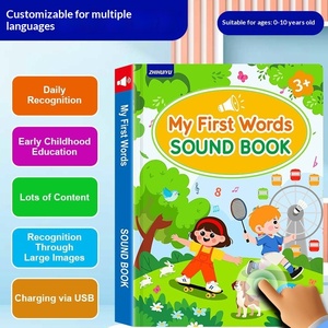 Livre sonore interactif rechargeable <span class=keywords><strong>pour</strong></span> enfants, en <span class=keywords><strong>anglais</strong></span>, <span class=keywords><strong>pour</strong></span> <span class=keywords><strong>l</strong></span>'éducation précoce, unisexe, 3+ 4-6 ans, jouet viral TikTok transfrontalier - Product Image 4