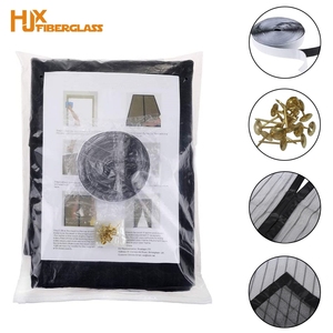 Pantalla magnética de poliéster para insectos, malla para puerta, antimosquitos, ventana, moscas, cortinas, red negra - Product Image 5