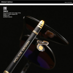 Kính phi công nam mới dành cho lái xe, chất lượng cao, tròng kính quang học UV400, có hộp đen - Product Image 5