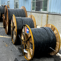 Guda Schwarzes Kupferkabel Flammhemmende PVC-Isolierung PVC-Ummantelung Kupfergeflecht-Abschirmung Signalübertragung Steuerungs-Stromkabel
