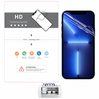 Protection d'écran personnalisée en PET TPU ultra-mince HD anti-lumière bleue F300 pour 15 16 17 Pro Max