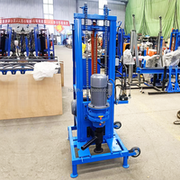 100m 150m Profondeur Portable 3KW 4KW Électrique Hydraulique Rotatif Forage Puits D'eau Machine De Forage
