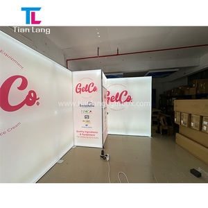 TianLang cadre en aluminium Double face boîte à lumière LED forme Rectangle Expo Seg publicité graphique cabine sans cadre - Product Image 6