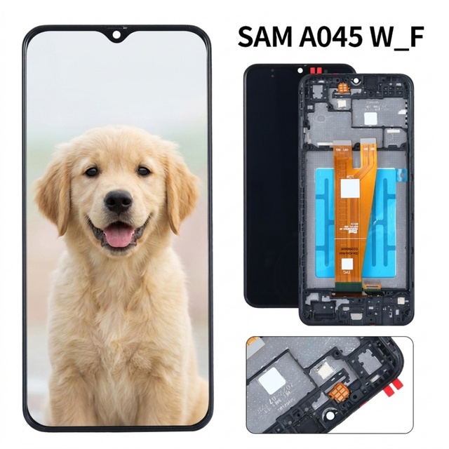 Wholesale Cellphone Touch Screen Display With Frame for Samsung Galaxy A04 A045 Screen Smartphone LCD Replacement Repair Parts