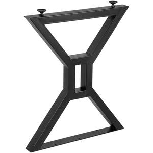 Base de table à manger en métal AAG Pieds de bloc de boucher en acier solide pour salon extérieur pour ferme maison bureau table basse meubles - Product Image 2