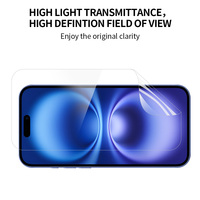Protection d'écran en TPU hydrogel HD transparente, anti-rayures, sans bulles, film souple pour tous les téléphones mobiles Vivo OPPO Xiaomi Samsung
