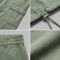 Pantalon cargo taille haute respirant personnalisé pour femme, en Lyocell durable, utilitaire, ample, multi-poches, vente en gros, marque US