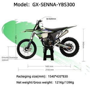 Motocicleta para Adultos GX-SENNA-YBS300 de 300cc, Refrigerada por Agua, de Cuatro Tiempos, DOHC, Monocilíndrica, con Arranque PWK34 - Product Image 3