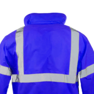 Veste de sécurité réfléchissante haute visibilité pour l'hiver, vêtements de travail thermiques isolés pour le froid - Product Image 4
