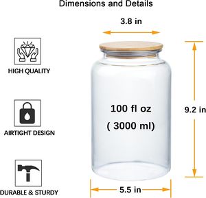Food Grade PC Chenpi Storage <b>Jar</b> Sustainable Customized Color Multiple Styles Optional 3-10L <b>Large</b> Capacity Sealed Moisture - Product Image 3