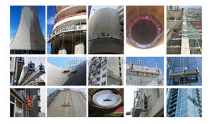 Plateforme de travail suspendue galvanisée à chaud ZLP630, élévateur à gondole, échafaudage suspendu pour le nettoyage des bâtiments de grande hauteur - Product Image 6