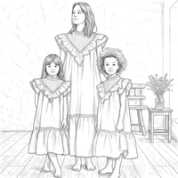 NOUVEAU Costume mère-fille, vêtements assortis pour la famille, tenues maman et moi, robe pour bébé fille