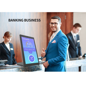 Pantalla táctil capacitiva en forma <span class=keywords><strong>de</strong></span> L <span class=keywords><strong>de</strong></span> 10 pulgadas Evaluador <span class=keywords><strong>de</strong></span> comentarios del <span class=keywords><strong>cliente</strong></span> Restaurante Banco Pedido RJ45 NFC POS Tablet Android <span class=keywords><strong>de</strong></span> escritorio - Product Image 4