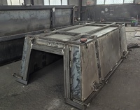 Fabricants professionnels 2-18 verges Skip Bin Poubelles Conteneur de déchets Benne à ordures en métal Skip Bin Container