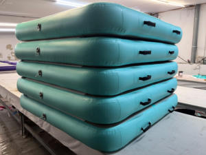 Esterilla inflable grande para pista de aire, pista de aire para casa, colchoneta de gimnasia, pista de aire para pista de baile - Product Image 4