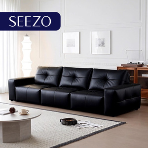 2025 Custom Modern Design 3-zits Luxe Lederen <span class=keywords><strong>Sofa</strong></span> Hot Voor Hotel Lobby Voor Appartement & Huis Woonkamer Meubels - Product Image 2