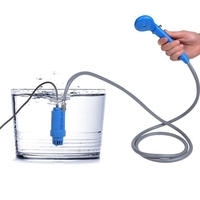 Douche de camping portable de haute qualité pour la randonnée et le camping, ensemble de douche mobile de camping