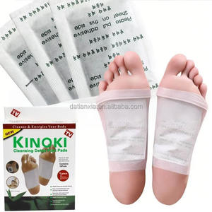 10 Pcs Per Kotak Plester Pembersih Kaki Plester Kaki Garam Jahe Kinoki Plester Detoksifikasi Pembersih Kaki - Product Image 1
