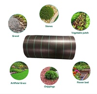 Toile de paillage tissée en PP de haute qualité avec surface gaufrée, résistante aux UV et recyclable, service de découpe pour jardins agricoles