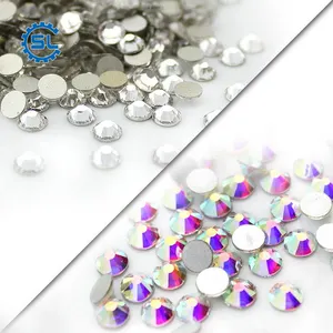 Pabrik grosir beberapa warna kristal AB Hotfix berlian imitasi untuk gaun panas memperbaiki Strass