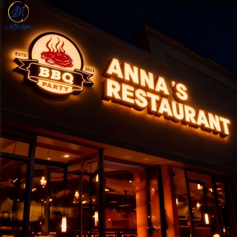 Outdoor Led Sign 3D Store Front