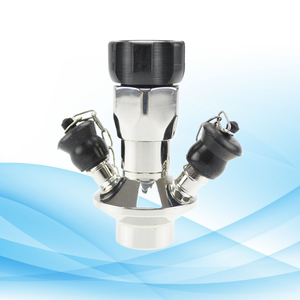 Contrôle manuel de vanne d'échantillonnage stérile à pince sanitaire en acier inoxydable SS316L de haute qualité pour haute personnalisation OEM - Product Image 4