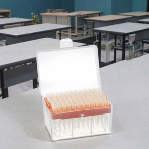 OEM Medical 100ul Cajas de puntas de pipeta estériles transparentes Filtro de baja retención Vidrio Plástico PP Estante de polipropileno Embalado Suministros de laboratorio - Product Image 5