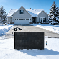 MEGA YUNENG Tapis chauffant anti-givre en caoutchouc TPU antidérapant 10x48 pouces 240W 110V pour la ferme, les allées extérieures et les marches en hiver