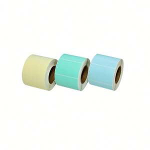 Etiquetas Adhesivas Térmicas de PVC Personalizadas al por Mayor, Etiquetas Amarillas de 30*20mm, Etiquetas de Papel Encogible para Supermercados, Etiquetas para Envasado de Alimentos - Product Image 4