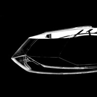 Coque transparente avant pour phare et boîtier de phare pour Volkswagen VW Polo 2014-2016