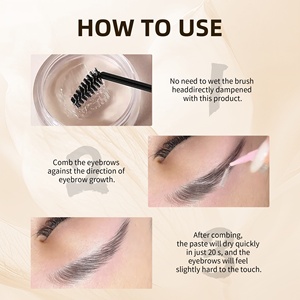 Stylo Gel Coiffant Sourcils Personnalisé avec Pointe Cire Fixatrice Transparente – Gel Cire Sourcils Transparente Marque Privée Longue Durée OEM pour Maquillage <span class=keywords><strong>Femme</strong></span> - Product Image 6