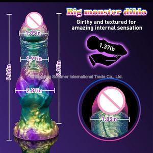 Sommer-Monster Silikon Realistischer Großer Analdildo für Männer 100% Wasserdicht & Tragbar - Product Image 6