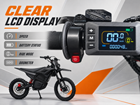 M5 Ultra 2600W 48V 20Ah Mid Drive Off-Road Motorcycle E-Bike 50KM/H