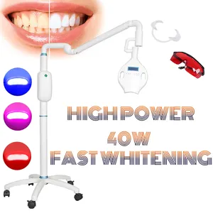 各種レッドブルー3色LED UVライトフロア歯ホワイトニングマシン/ランプ