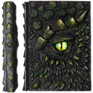 Carnets mignons en forme de dragon avec yeux en cristal, livres de jeu Dragon Macaroni en résine, objets d'artisanat Thron pour cadeaux aux étudiants - Product Image 5
