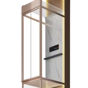 Ascensor compacto para el hogar, elevador para exteriores, interior, 3 pisos, hidráulico, 2, 4 personas, pequeña casa de Vila, puerta automática, ascensores domésticos - Product Image 2