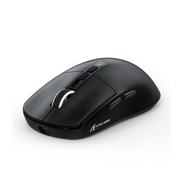 Attack Shark X6 Lightweight Wireless Gaming Mouse With Rgb Backlit Charging Dock Tri-Mode Wired/2.4ghz/Bt5.2 26k Dpi