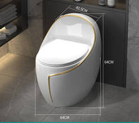 WC intelligent en céramique blanche monobloc avec chasse d'eau à siphon, siège chauffant, design moderne, à poser au sol - Vente en gros