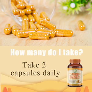 OEM ODM Quercétine avec Bromélaïne Curcuma Curcumine Complément Alimentaire - Soutien Articulaire et Immunitaire, Complément Alimentaire, Soutien à la Récupération Saine - Product Image 4