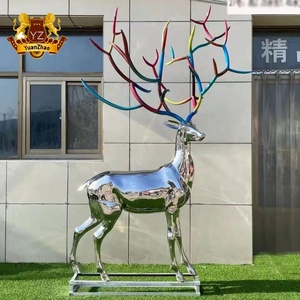 Высокое качество пользовательский дизайн зеркало полированная нержавеющая сталь пингвин скульптура для продажи - Product Image 5