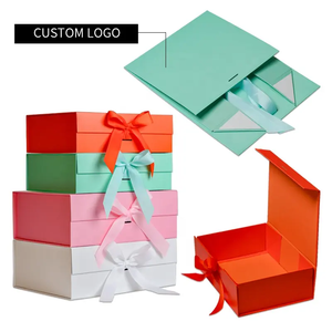 Custom Logo Magnetic <strong>Gift</strong> Box Export Packaging Folding Box Hard Box Birthday <strong>Gift</strong> Flip <strong>Book</strong> with Ribbon - Product Image 2