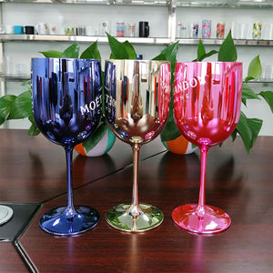 Copas de Acrílico Brillantes Color <span class=keywords><strong>Rosa</strong></span> Champán Imperial, Copas de Flauta - Product Image 5