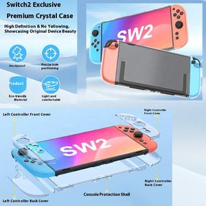 Funda Protectora Transparente <span class=keywords><strong>de</strong></span> una Pieza para Consola <span class=keywords><strong>de</strong></span> <span class=keywords><strong>Juegos</strong></span> <span class=keywords><strong>SWITCH</strong></span> 2 <span class=keywords><strong>de</strong></span> <span class=keywords><strong>Nintendo</strong></span>, Caja Protectora Delgada <span class=keywords><strong>de</strong></span> Cristal <span class=keywords><strong>de</strong></span> PC - Product Image 2